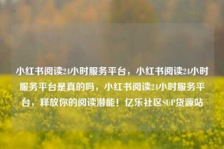 小红书阅读24小时服务平台，小红书阅读24小时服务平台是真的吗，小红书阅读24小时服务平台，释放你的阅读潜能！亿乐社区SUP货源站