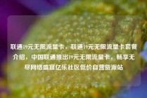 联通19元无限流量卡，联通19元无限流量卡套餐介绍，中国联通推出19元无限流量卡，畅享无尽网络盛宴亿乐社区低价自营货源站