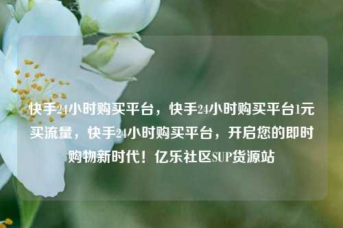快手24小时购买平台，快手24小时购买平台1元买流量	，快手24小时购买平台，开启您的即时购物新时代！亿乐社区SUP货源站  第1张