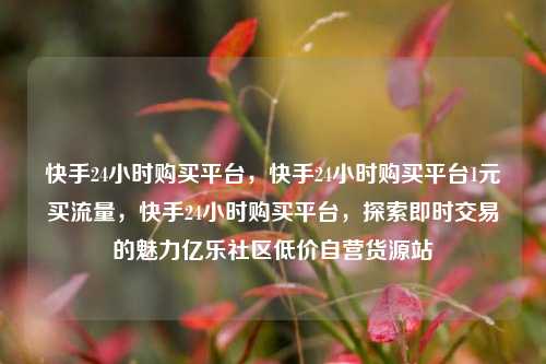 快手24小时购买平台	，快手24小时购买平台1元买流量，快手24小时购买平台，探索即时交易的魅力亿乐社区低价自营货源站  第1张